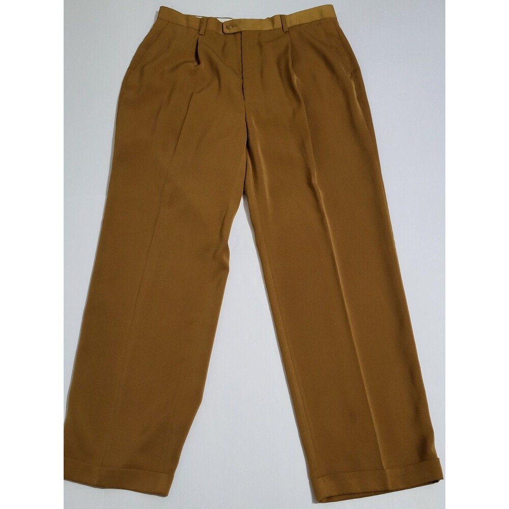 Monte Carlo Dress Pants Size Men's 38x34 Brown